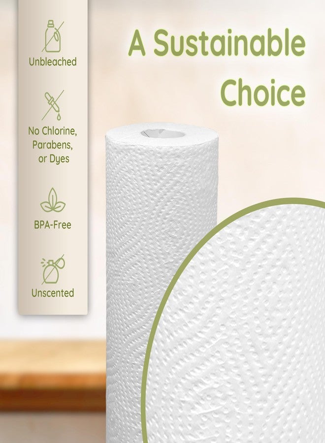 Reli. Bamboo Paper Towels (4 Pack, Jumbo) | Paper Towels Rolls 2 Ply | 125 Sheets/Roll, Full Size Sheets | Unbleached, Organic Rolls for Kitchen, Bathroom | 100% Bamboo - Image 4